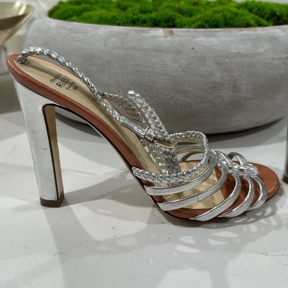 FRANCESCO RUSSO
Metallic Braided Leather Sandals 😍 - Picture 4 of 7